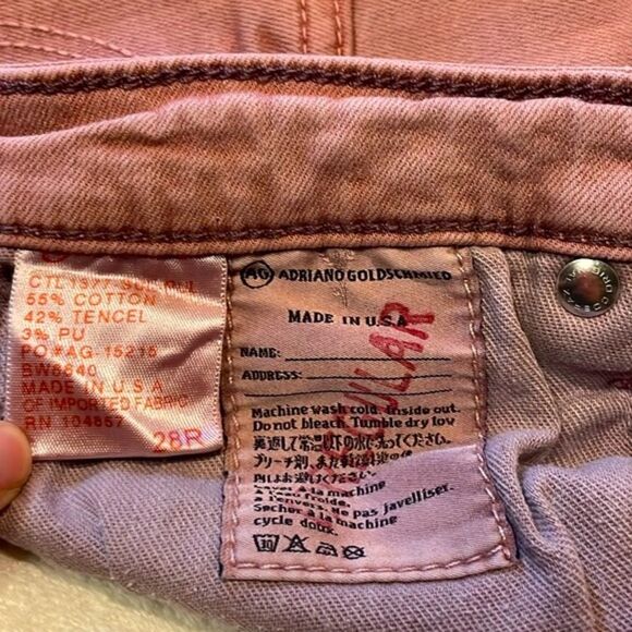 AG Adriano Goldschmeid- The Stevie Ankle Slim Straight in Maeve- Size 28R - Picture 11 of 11